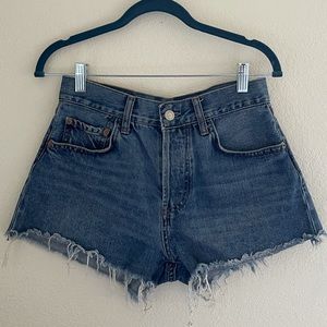 Vintage Levi 501 denim shorts